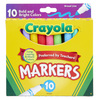 Crayola Broad Line Markers, Bold + Bright Colors, 10 Count, PK6 587725